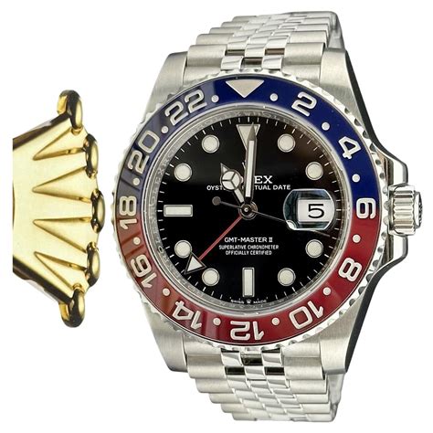 rolex azul con rojo|Reloj Rolex GMT.